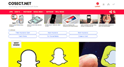 Desktop Screenshot of cosect.net