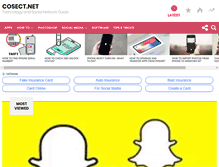 Tablet Screenshot of cosect.net